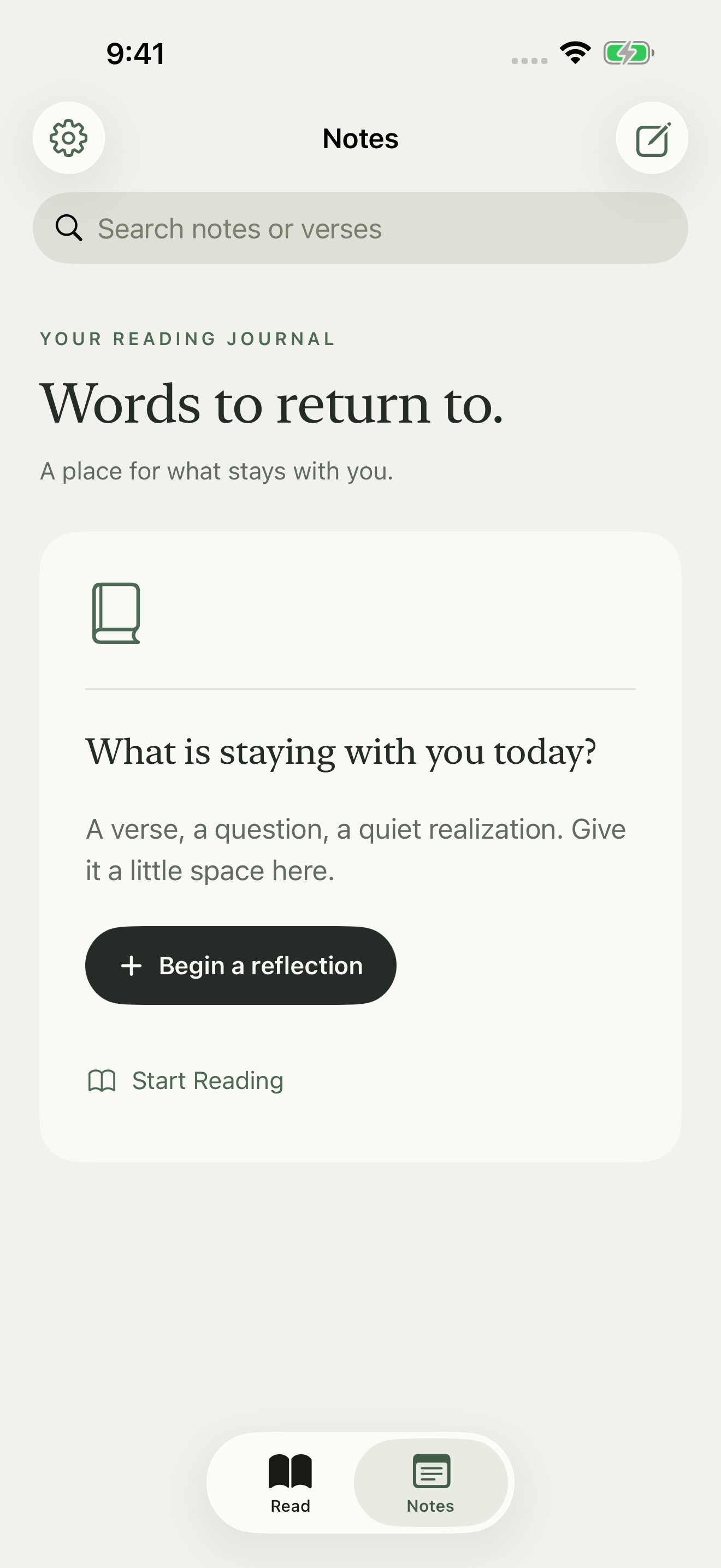 Give your thoughts a home.